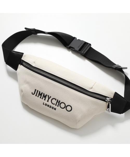 JIMMY CHOO(ジミーチュウ)/Jimmy Choo ボディバッグ FINSLEY CZM DNH ロゴ/ナチュラル
