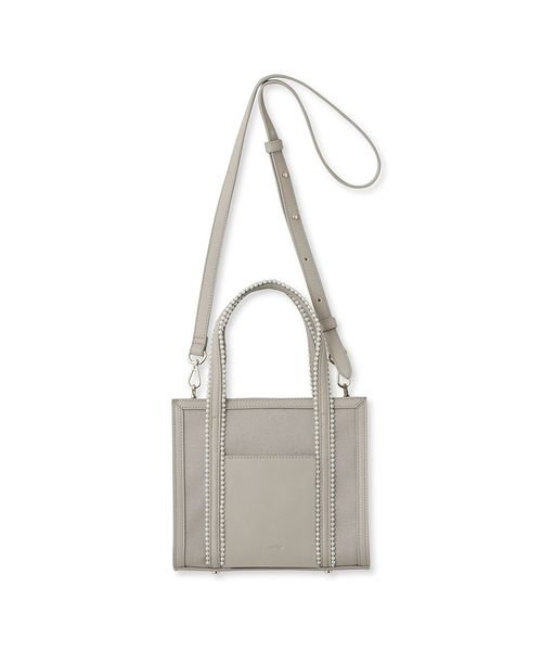 パールトリミングキャンバスコンビバッグ 予めご了承ください