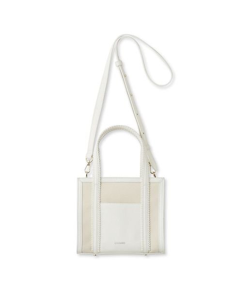 パールトリミングキャンバスコンビバッグ 予めご了承ください