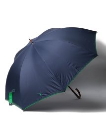 POLO RALPH LAUREN(umbrella)(ポロラルフローレン（傘）)/雨傘　無地ロゴ/ネイビーブルー