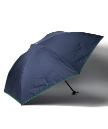 POLO RALPH LAUREN(umbrella)(ポロラルフローレン（傘）)/折りたたみ傘　無地ロゴ/ネイビーブルー