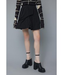 HeRIN.CYE(ヘリンドットサイ)/Random gather skirt/BLK