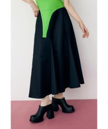 HeRIN.CYE(ヘリンドットサイ)/Nylon maxi skirt/BLK