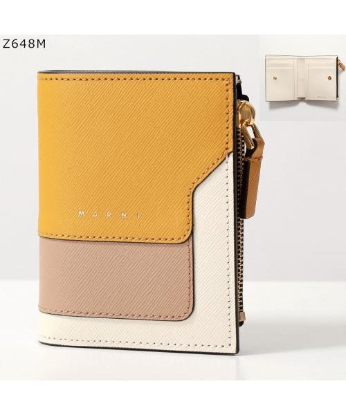 MARNI 二つ折り財布 PFMO0054U1 LV520 ロゴ MARNI 二つ折り財布 PFMO0054U1 LV520