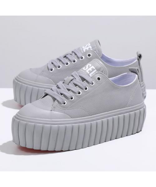 DIESEL ディーゼル 厚底スニーカー レディース 24 とち