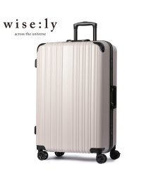 wise:ly/ワイズリー スーツケース Lサイズ 91L 軽量 大型 大容量 無料受託手荷物 フレームタイプ ストッパー wise:ly wisely spark 338－2/505857196