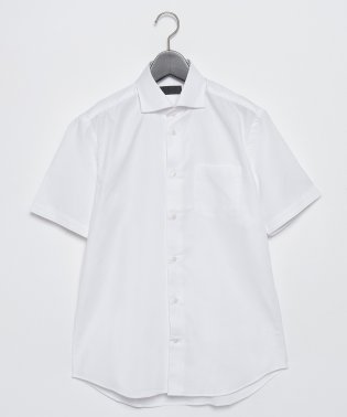 D'URBAN/ホワイトカラミ調ドビーシャツ(ワイドスナップ)/505823911