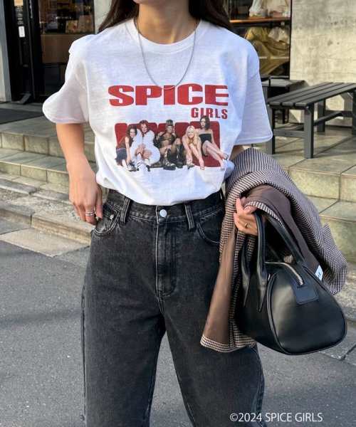 fredy emue(フレディエミュ)/【goodrock speed/グッドロックスピード】SPICE GIRLS 半袖Tシャツ/オフホワイト