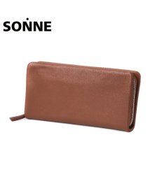 SONNE(ゾンネ)/ゾンネ ソフテン 長財布 ラウンドファスナー 本革 メンズ ブランド カード収納 12枚 SONNE SOFTEN SOFT001/ブラウン