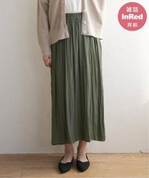 ikka(イッカ)/【雑誌InRed4月号掲載】カッセンボリュームラップスカーチョ/グリーン