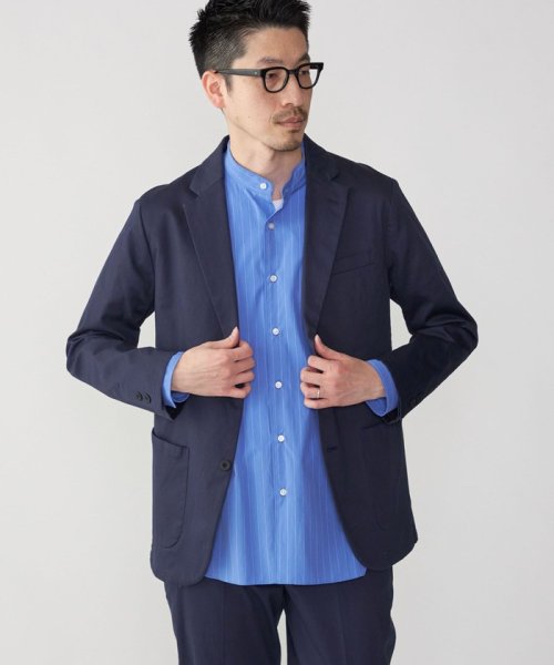 SHIPS: 〈セットアップ対応・手洗い可能〉ウォッシュド ピケ 2ボタン ジャケット SHIPS 〈セットアップ対応 手洗い可能〉ウォッシュド ピケ