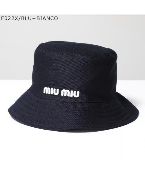 MIUMIU(ミュウミュウ)/MIUMIU バケットハット  5HC196 2DXI/その他系2