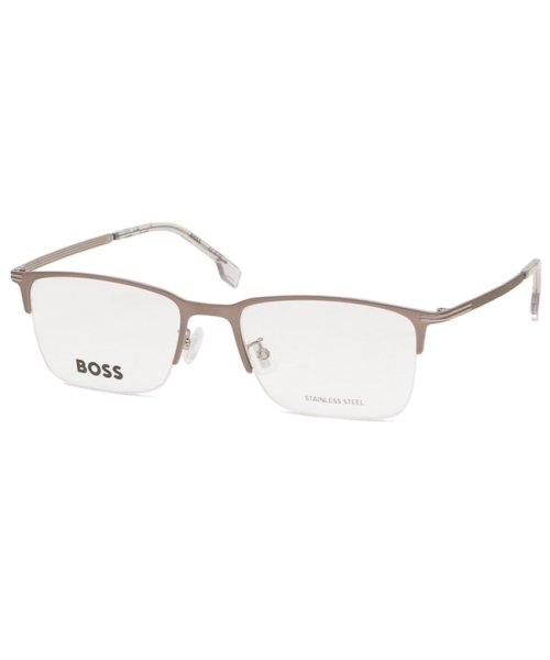 HUGOBOSS(ヒューゴボス)/ヒューゴ ボス メガネフレーム 眼鏡フレーム アジアンフィット グレー シルバー メンズ HUGO BOSS 1616F R81/その他