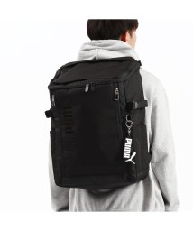 PUMA(プーマ)/プーマ リュック 大容量 通学 リュックサック PUMA 通学リュック 軽量 35L A3 B4 A4 撥水 ノートPC ボックス型 アクティブ J20293/ブラック