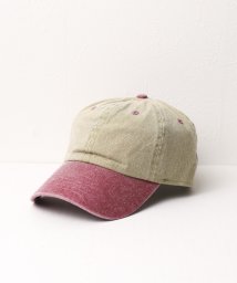 ar/mg(エーアールエムジー)/【W】【it】【1201(twotone)】【newhattan】Baseball Low Cap pigment dyed two tone/カーキ系2