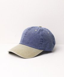 ar/mg(エーアールエムジー)/【W】【it】【1201(twotone)】【newhattan】Baseball Low Cap pigment dyed two tone/ブルー系1