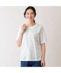 PISANO(ピサーノ)/ＩＴＡＤＡＫＩ・シンプルクルーネックＴシャツ/ホワイト