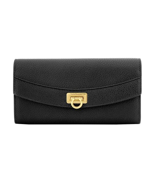 FERRAGAMO フェラガモ 長財布 220023 742090 FERRAGAMO 長財布 ブラック BLACK