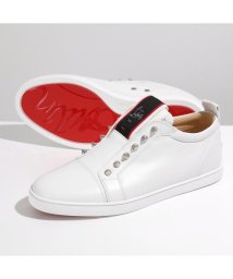 Christian Louboutin(クリスチャンルブタン)/Christian Louboutin スニーカー 320046 レザー スタッズ装飾 /ホワイト