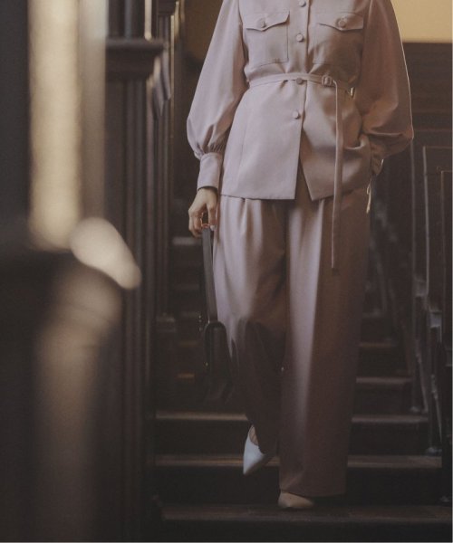 Avec H タックワイドパンツ 