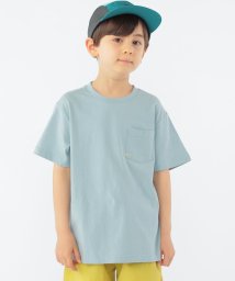 SHIPS KIDS(シップスキッズ)/*SHIPS KIDS:100～160cm /〈家族おそろい〉SHIPS マイクロロゴ TEE/ライトブルー