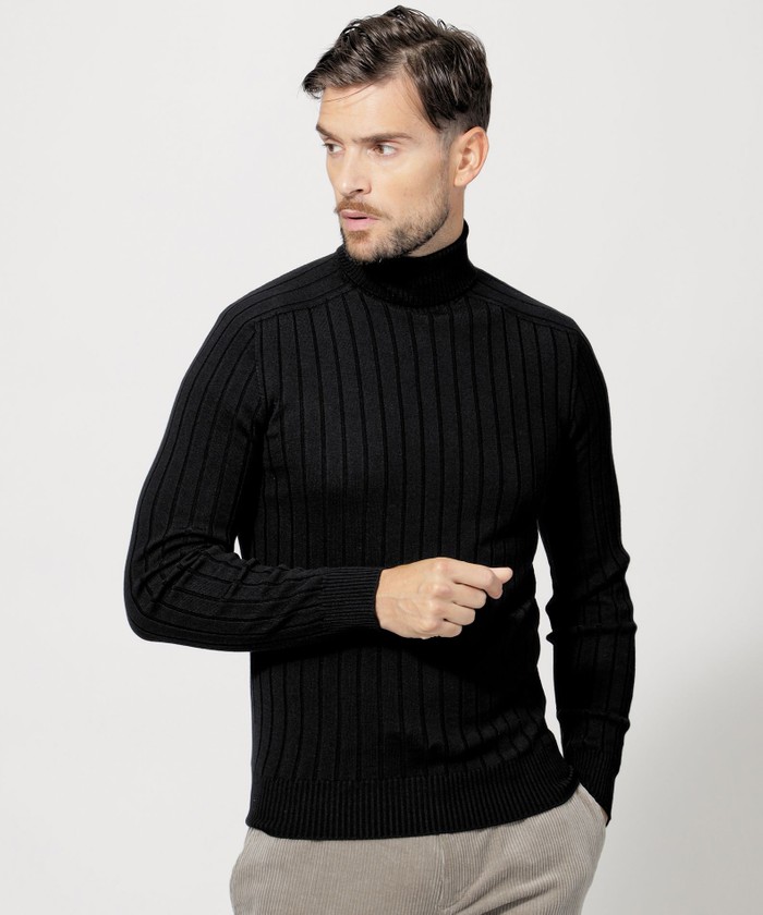 ホールガーメントタートルネックニット(505837955)｜HANKYU MEN'S
