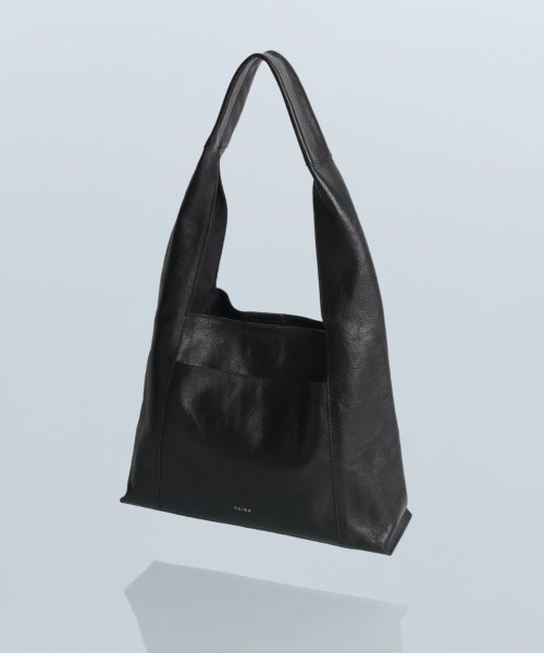 MAISON mou(メゾンムー)/【YArKA/ヤーカ】real leather one shoulder tote bag [wam2] / リアルレザー ワンショルダー トート バッグ/ブラック