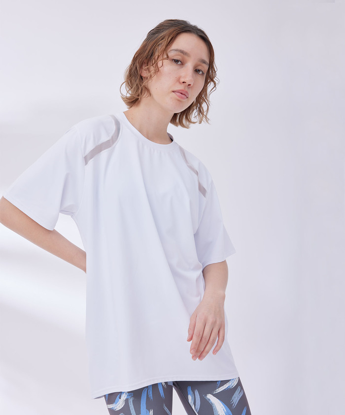 【一部WEB限定カラー・大人気商品！】UV & 吸水速乾 メッシュ切替Tシャツ