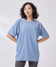 NERGY(ナージー)/【一部WEB限定カラー・大人気商品！】UV & 吸水速乾 メッシュ切替Tシャツ/ブルー（44）