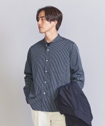 BEAUTY&YOUTH UNITED ARROWS(ビューティーアンドユース　ユナイテッドアローズ)/70/2 ブロード ストライプ バンドカラー リラックスレギュラー シャツ/ROYAL