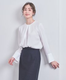 UNITED ARROWS/フロントタック ノーカラー ブラウス/505851948