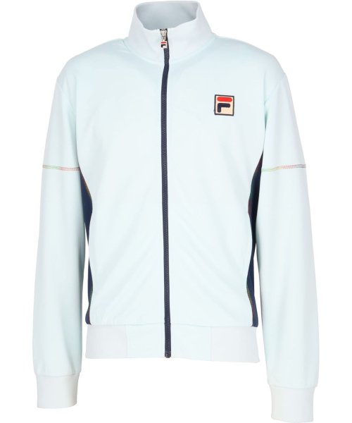 FILA（ZETT Mens）(フィラ（ゼット　メンズ）)/【テニス】レインボーステッチ トラックジャケット メンズ /サックス