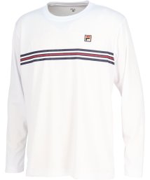 FILA（ZETT Mens）(フィラ（ゼット　メンズ）)/【テニス】ヘリテージライン ロングスリーブシャツ メンズ/ホワイト