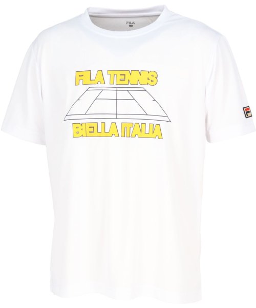 FILA（ZETT Mens）(フィラ（ゼット　メンズ）)/【テニス】グラフィックTシャツ メンズ/ホワイト