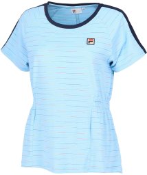 FILA（ZETT Ladies）/【テニス】レインボーボーダー クルーネックシャツ レディース/505856446