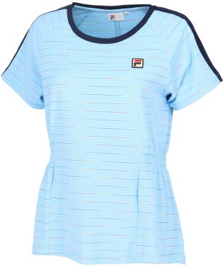 FILA（ZETT Ladies）/【テニス】レインボーボーダー クルーネックシャツ レディース/505856446