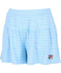 FILA（ZETT Ladies）(フィラ（ゼット　レディース）)/【テニス】レインボーボーダー キュロットパンツ レディース/サックス