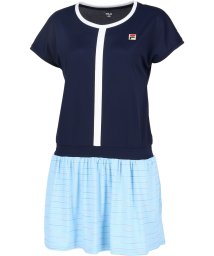 FILA（ZETT Ladies）/【テニス】レインボーボーダー クルーネック 切替ワンピース レディース/505856449