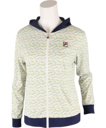 FILA（ZETT Ladies）/【テニス】ミックスニットプリント フルジップパーカー レディース/505856450