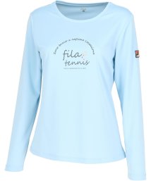 FILA（ZETT Ladies）/【テニス】グラフィックプリント クルーネックロングTシャツ レディース/505856458