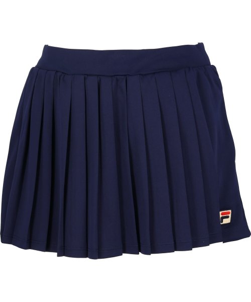 FILA（ZETT Ladies）(フィラ（ゼット　レディース）)/【テニス】プリーツ ショートパンツ レディース/ネイビー