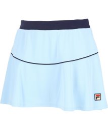 FILA（ZETT Ladies）(フィラ（ゼット　レディース）)/【テニス】無地 フレアスコート レディース/サックス