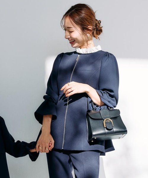 《M Maglie le cassetto×吉田理紗》今っぽ上品ジレ Maglie le