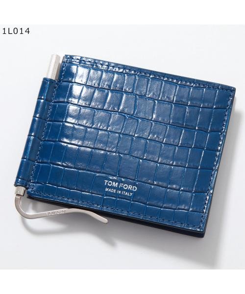 セール】TOM FORD 二つ折り財布 Y0231T LCL239 マネークリップ付き 