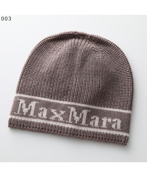 セール】MAX MARA ビーニー EDUCATA ウール ロゴ(505859298