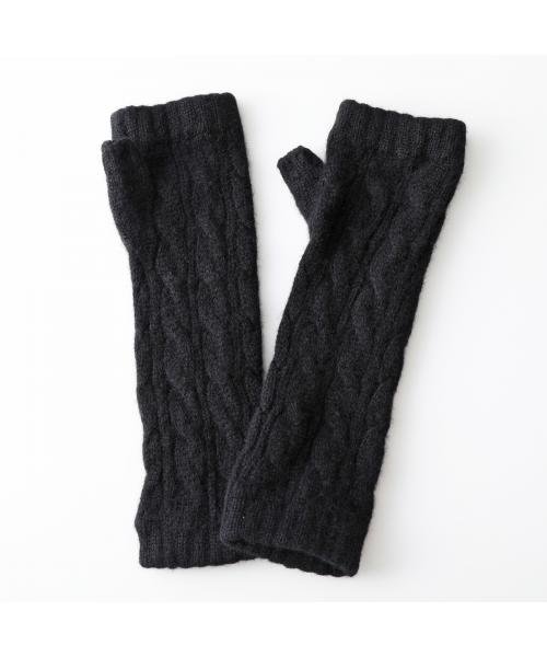 JOHNSTONS ハンドウォーマー HAY03305 カシミヤ ケーブル編み JOHNSTONS ハンドウォーマー HAY03305 カシミヤ