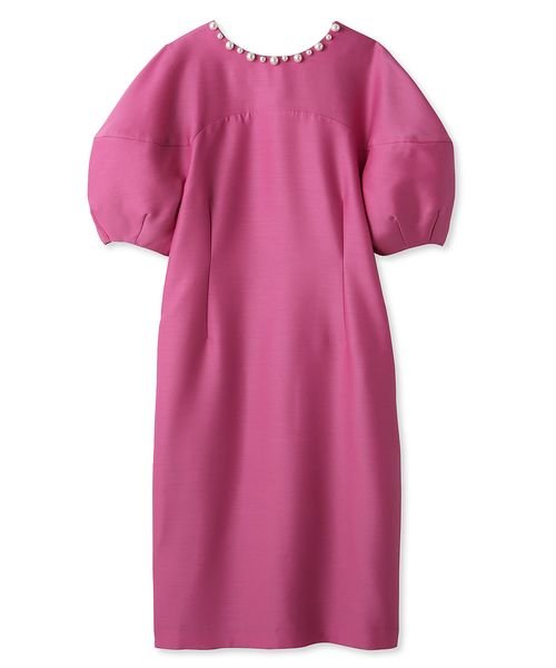 パールネックコクーンドレス 予めご了承ください