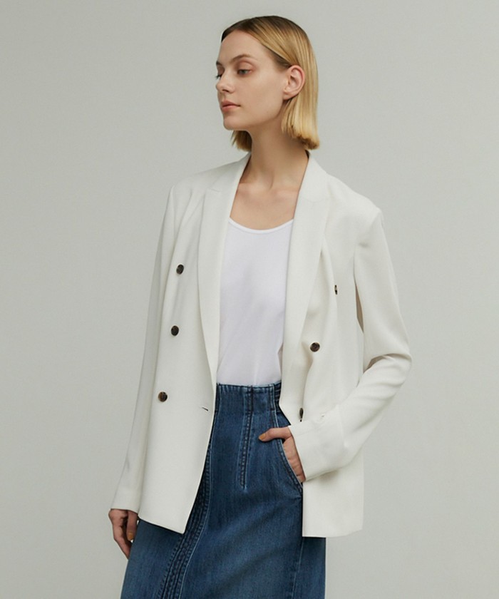 BEIGE SAMUEL / シアーバックジャケット ECRU 6 BEIGE SAMUEL / シアーバックジャケット ECRU 6