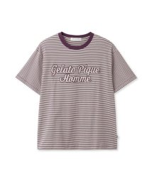 GELATO PIQUE HOMME(GELATO PIQUE HOMME)/【HOMME】チェーンステッチロゴボーダーTシャツ/PPL