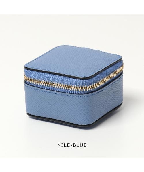 SMYTHSON(スマイソン)/SMYTHSON 小物入れ PANAMA SML TRINKET CASE トリンケットケース/ブルー系1